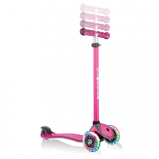 GO-UP-COMFORT-LIGHTS-scooter-with-seat-4-height-adjustable-T-bar-deep-pink thumbnail 5