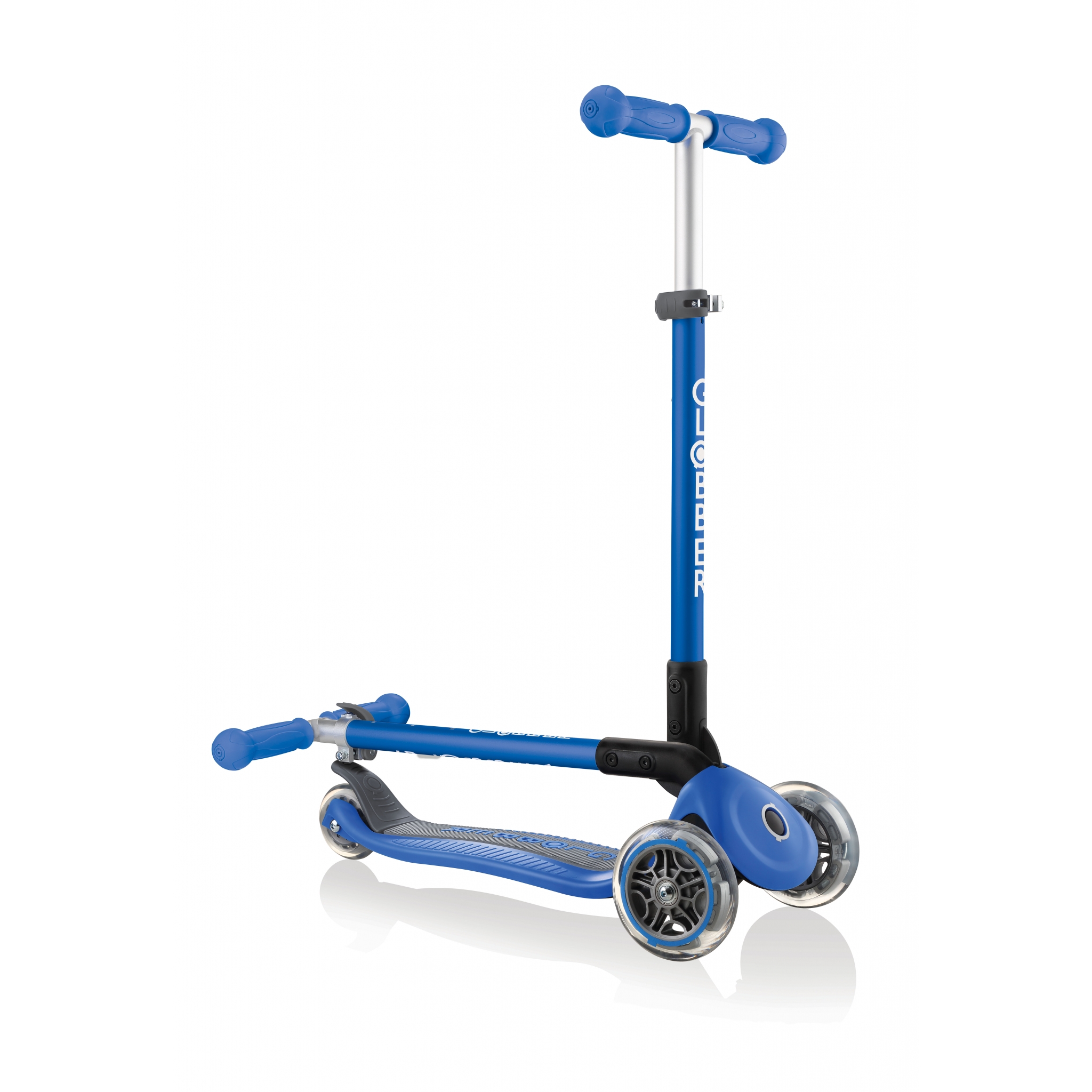 PRIMO-FOLDABLE-3-wheel-fold-up-scooter-for-kids-navy-blue 0