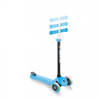 GO-UP-SPORTY-PLUS-LIGHTS-scooter-with-seat-with-adjustable-T-bar_sky-blue thumbnail 5
