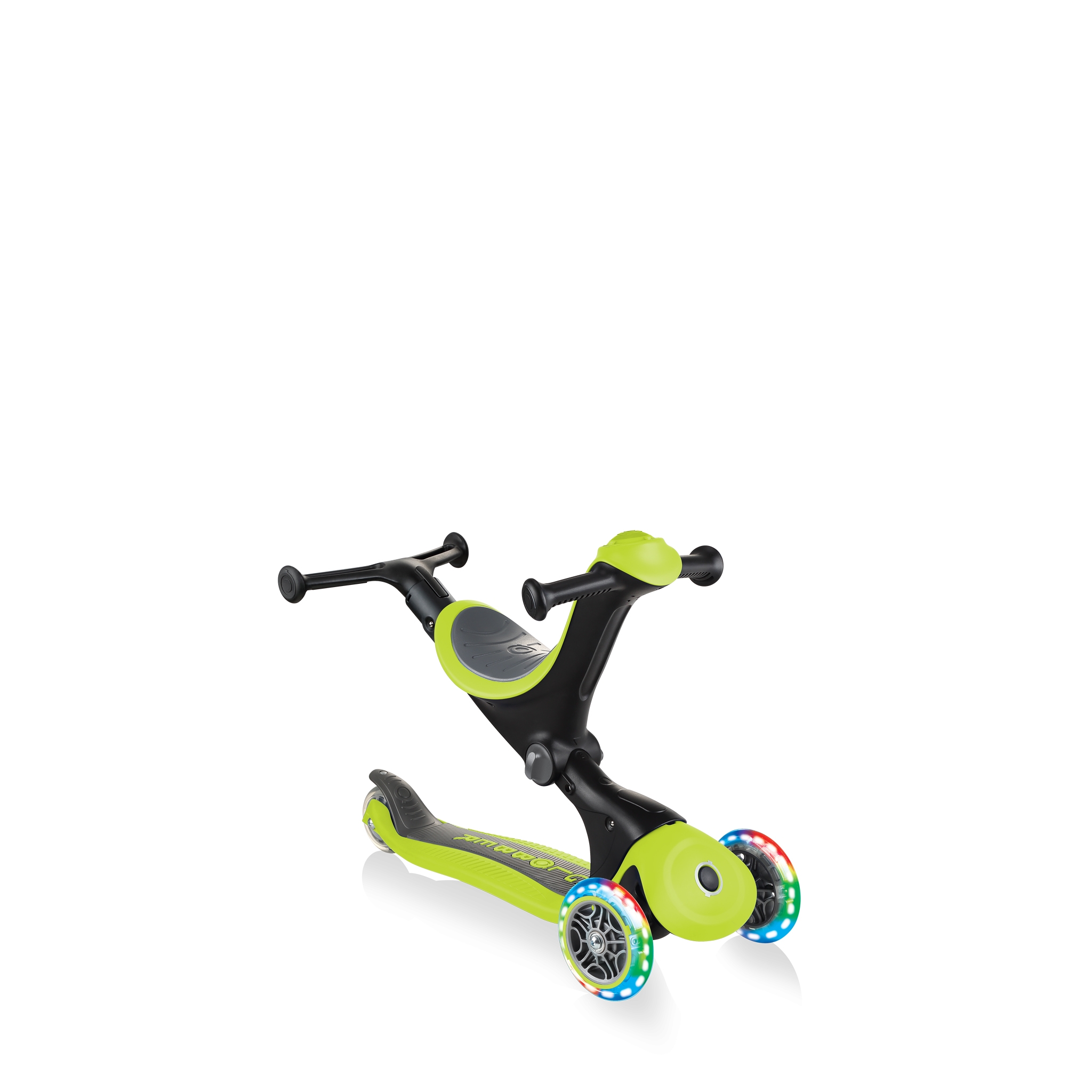 GO-UP-DELUXE-LIGHTS-walking-bike-mode-with-light-up-wheels-lime-green 3