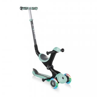 GO-UP-DELUXE-LIGHTS-ride-on-walking-bike-scooter-with-light-up-wheels-mint thumbnail 0