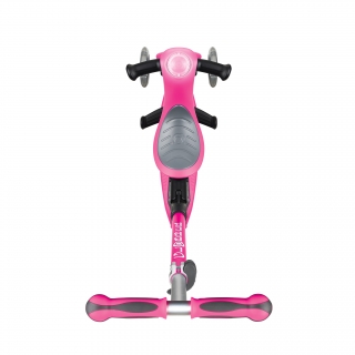 GO-UP-DELUXE-PLAY-ride-on-walking-bike-scooter-with-light-and-sound-module-and-extra-wide-3-height-adjustable-seat-deep-pink thumbnail 2