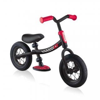 GO-BIKE-AIR-adjustable-toddler-balance-bike-with-reversible-frame_black-red thumbnail 0