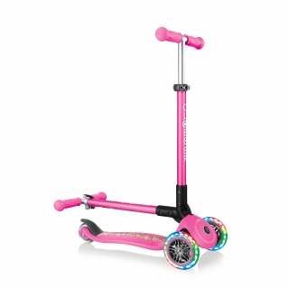 primo-foldable-fantasy-lights-foldable-3-wheel-scooter-with-light-up-wheels thumbnail 4