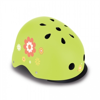 ELITE-helmets-scooter-helmets-for-kids-in-mold-polycarbonate-outer-shell-lime-green thumbnail 0