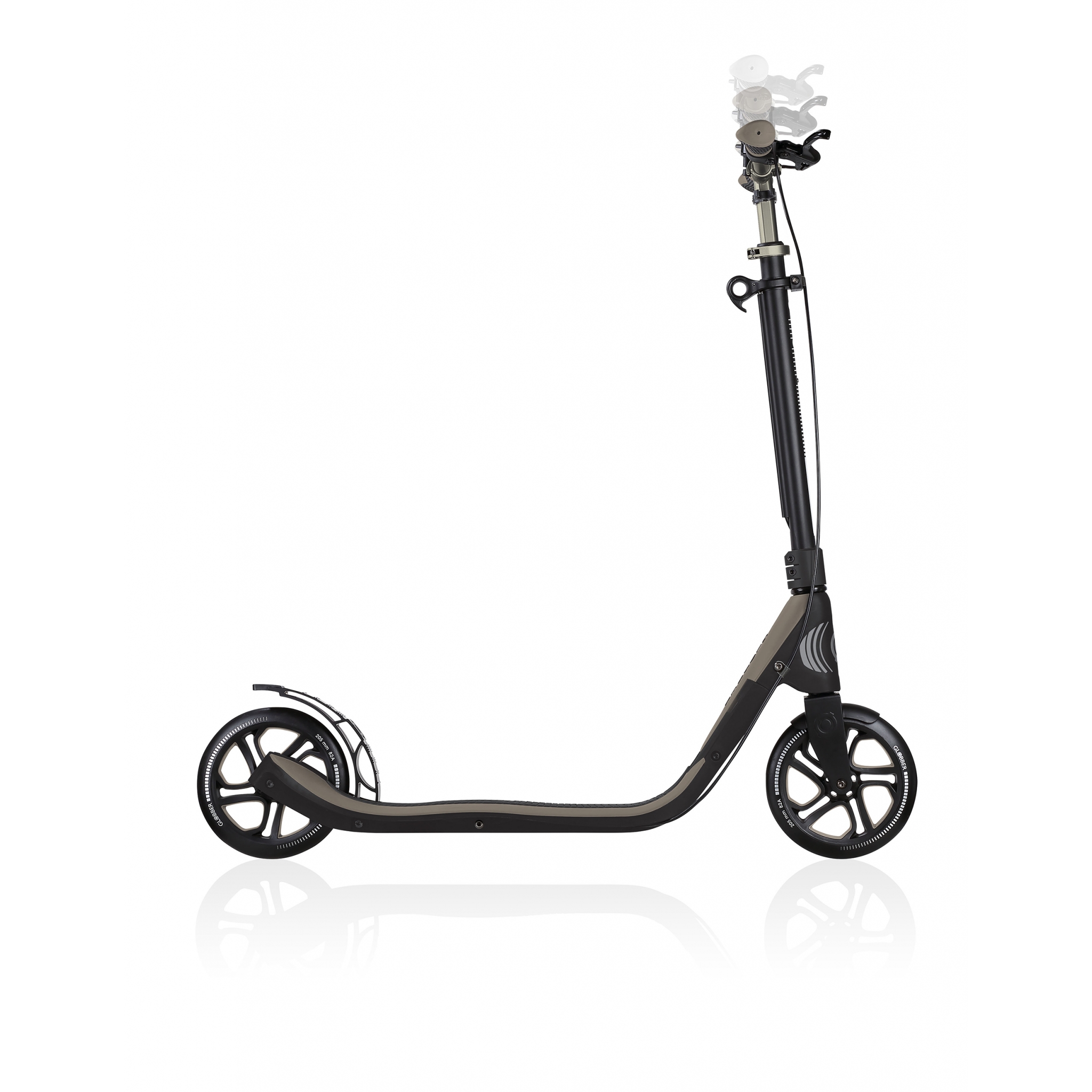 foldable scooter for adults with handbrake - Globber ONE NL 205 DELUXE 4