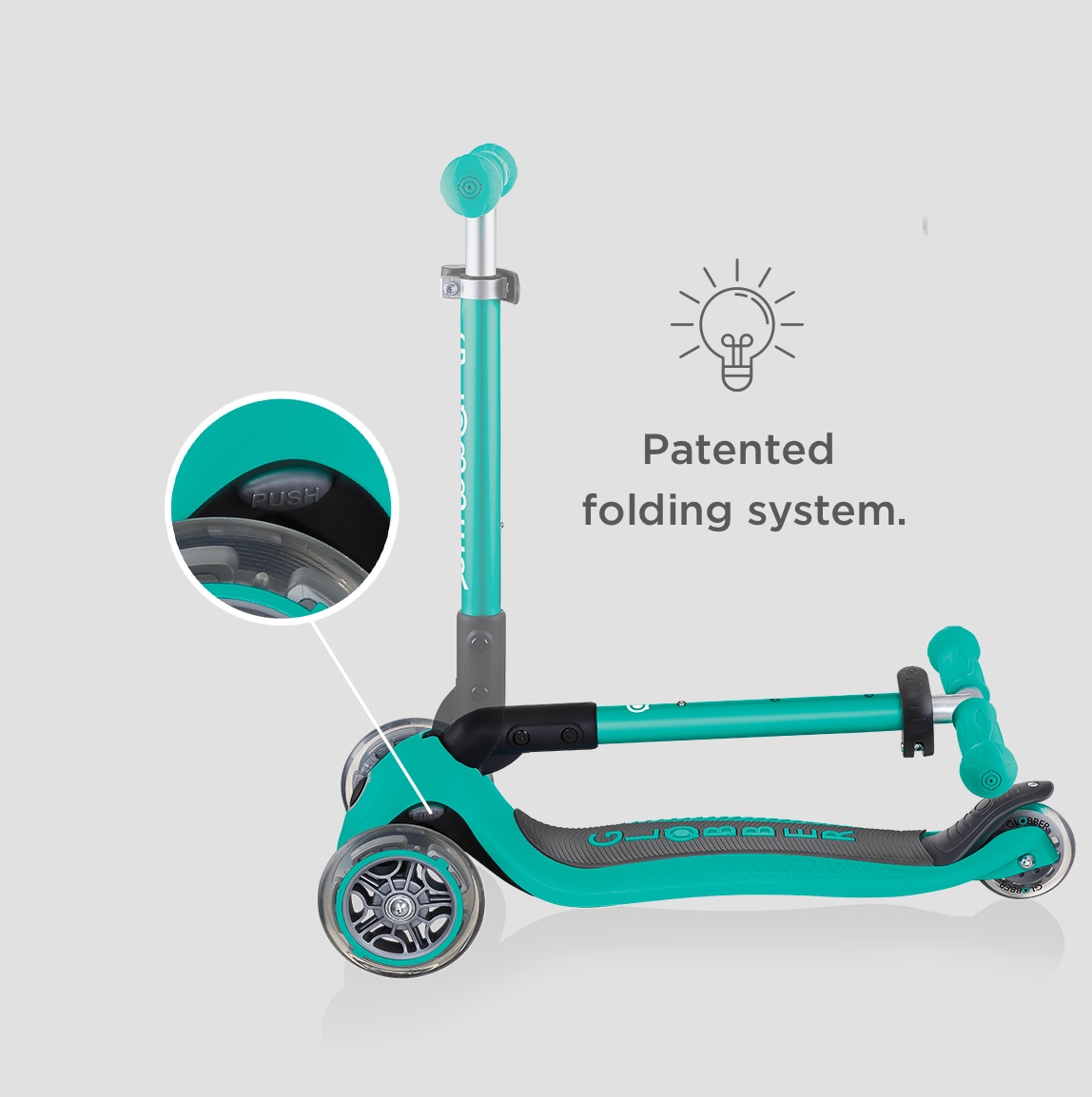 foldable 3 wheel toddler scooters for 2 year olds - Globber JUNIOR