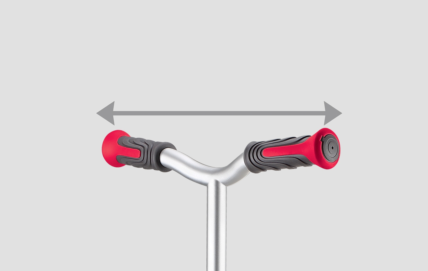 T-bar per scooter extra largo con impugnature ergonomiche in TPR