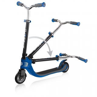 FLOW-FOLDABLE-125-2-wheel-folding-scooter-for-kids-navy-blue thumbnail 3