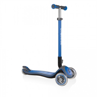 Globber-ELITE-DELUXE-Best-3-wheel-foldable-scooter-for-kids-aged-3+-navy-blue thumbnail 0