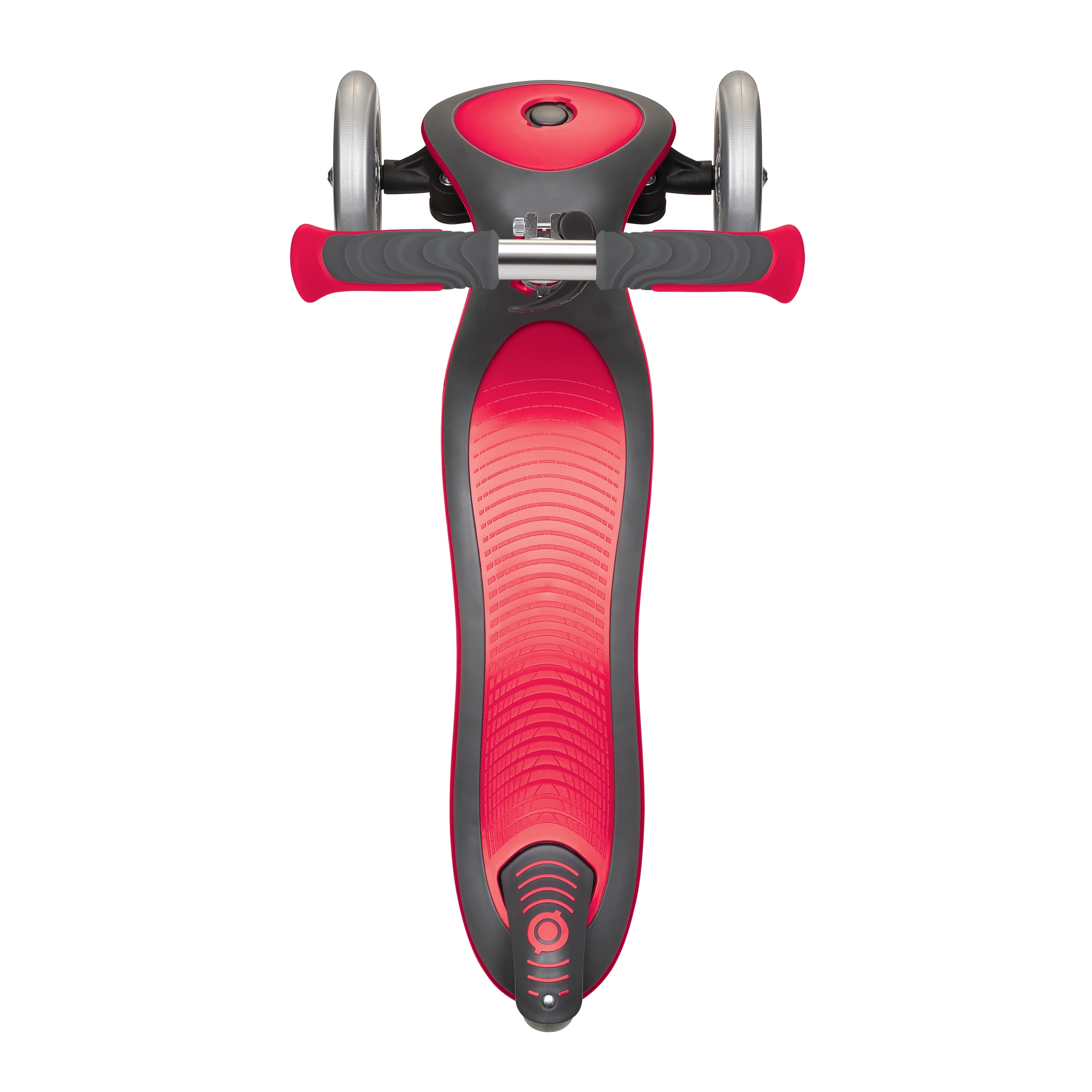 Globber-ELITE-DELUXE-3-wheel-foldable-scooter-for-kids-with-extra-wide-scooter-deck-new-red 4