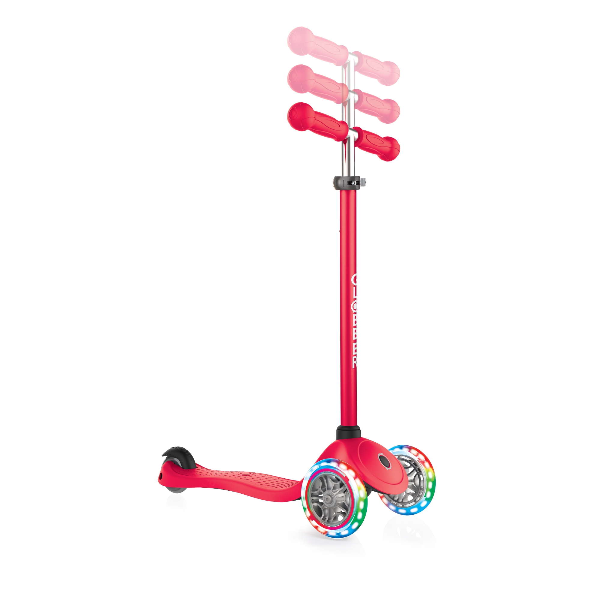 PRIMO-LIGHTS-3-wheel-scooter-for-kids-with-3-height-adjustable-T-bar_new-red 2