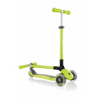 PRIMO-FOLDABLE-3-wheel-fold-up-scooter-for-kids-lime-green thumbnail 0