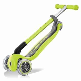 PRIMO-FOLDABLE-3-wheel-foldable-scooter-for-kids-trolley-mode-lime-green thumbnail 4