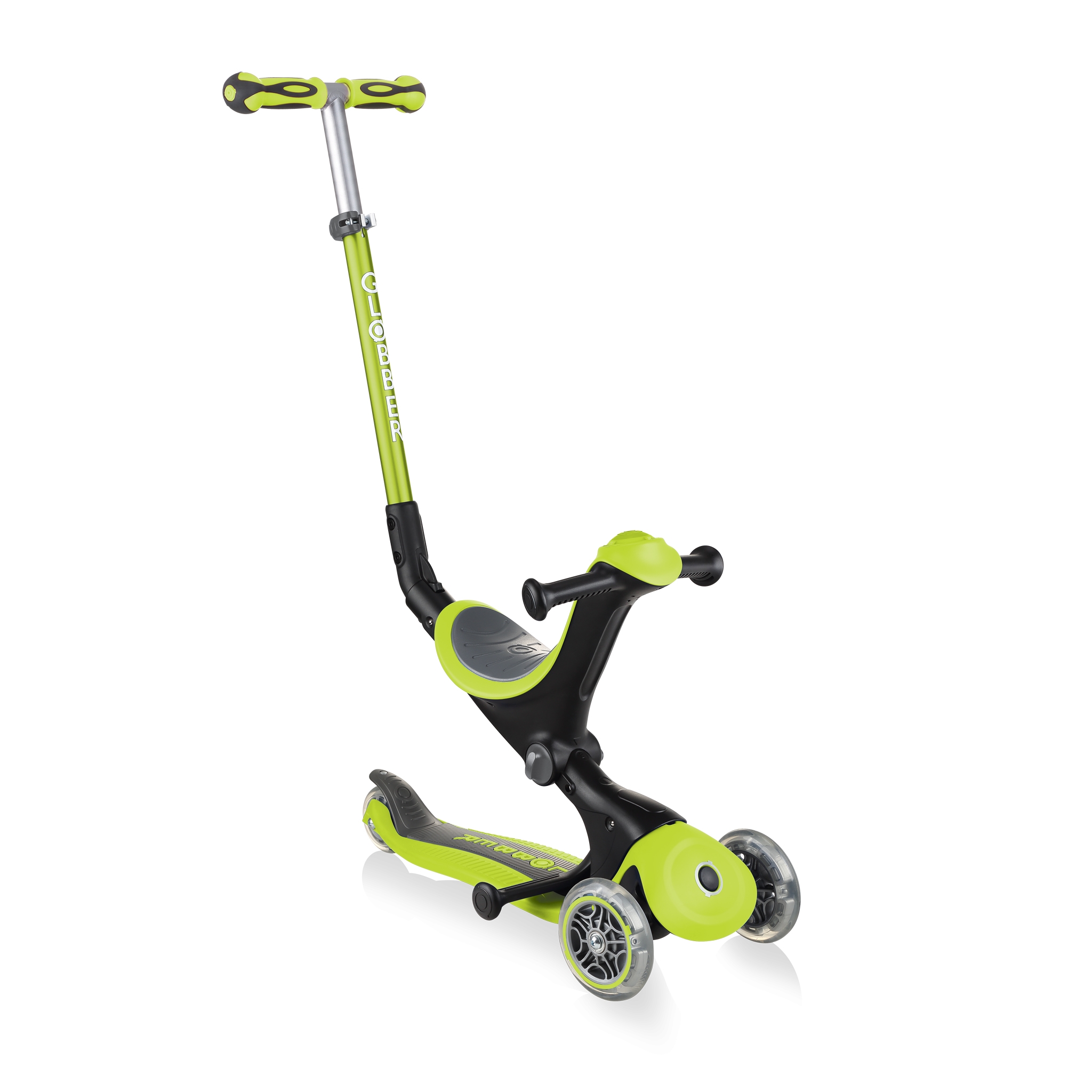 GO-UP-DELUXE-ride-on-walking-bike-scooter-lime-green 0
