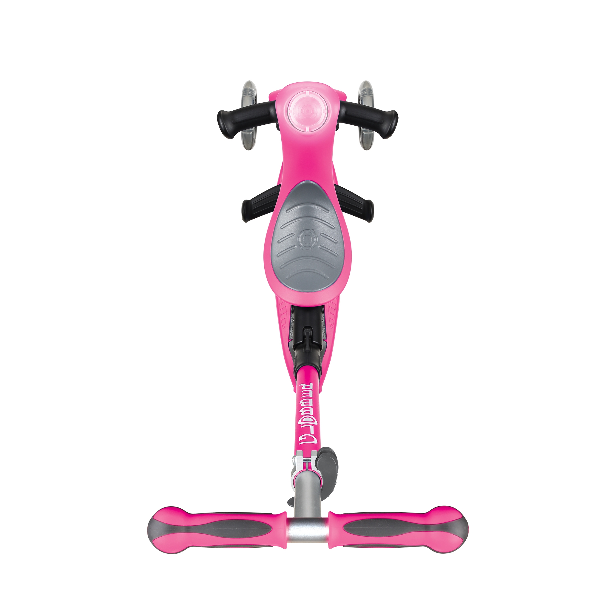 GO-UP-DELUXE-PLAY-ride-on-walking-bike-scooter-with-light-and-sound-module-and-extra-wide-3-height-adjustable-seat-deep-pink 2