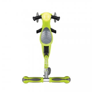 GO-UP-DELUXE-PLAY-ride-on-walking-bike-scooter-with-light-and-sound-module-and-extra-wide-3-height-adjustable-seat-lime-green thumbnail 2