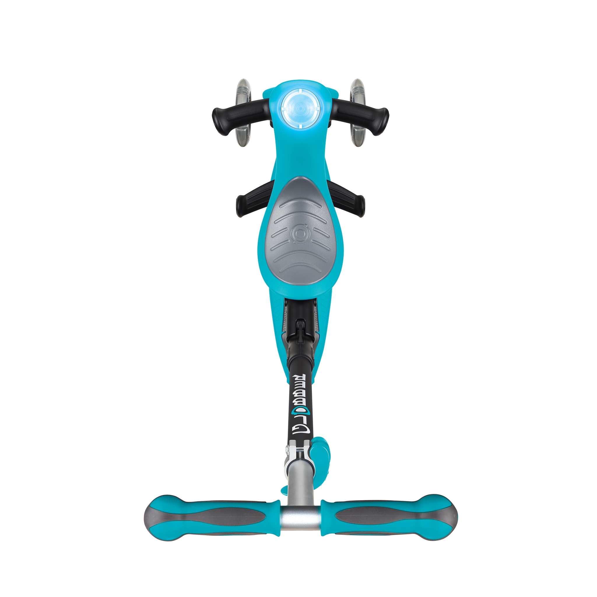 GO-UP-DELUXE-PLAY-ride-on-walking-bike-scooter-with-light-and-sound-module-and-extra-wide-3-height-adjustable-seat-teal 2