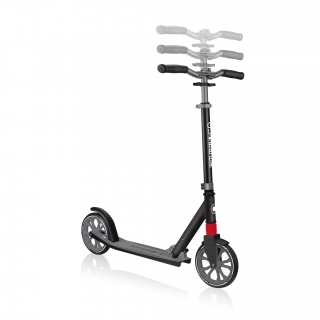 Globber-NL-205-205mm-big-wheel-scooter-for-kids-3-height-adjustable-scooter-t-bar thumbnail 2