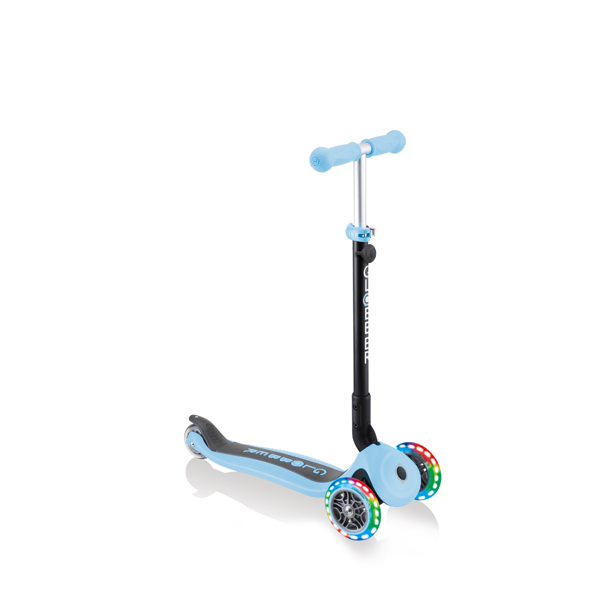 Globber-GO-UP-FOLDABLE-PLUS-LIGHTS-3-in-1-light-up-scooter-for-toddlers-scooter-mode 2