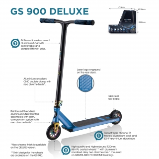pro-chrome-stunt-scooter-Globber-GS-900-DELUXE thumbnail 2