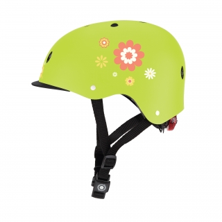 ELITE-helmets-scooter-helmets-for-kids-with-adjustable-helmet-knob-lime-green thumbnail 1
