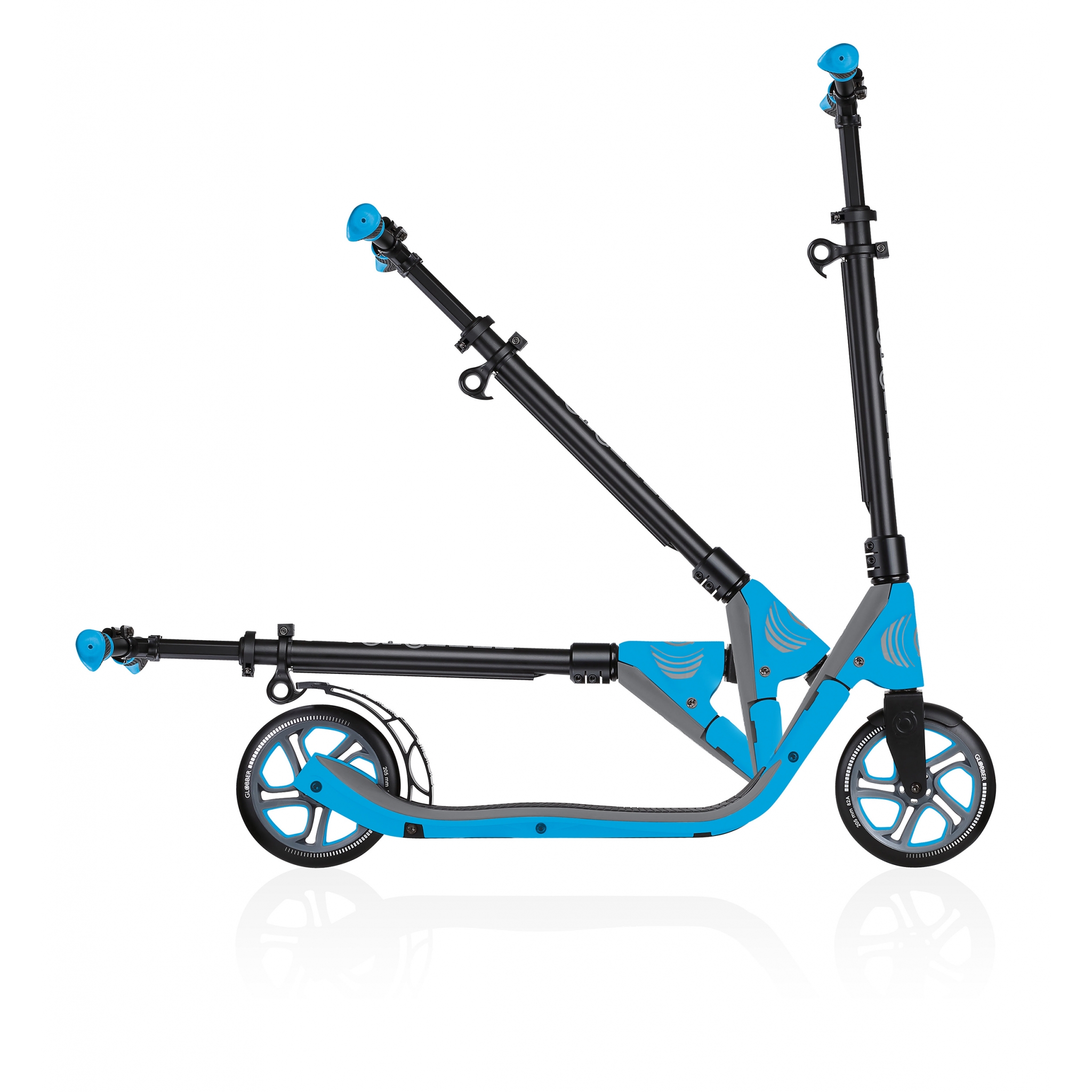 2-wheel foldable scooter for adults - Globber ONE NL 205 3