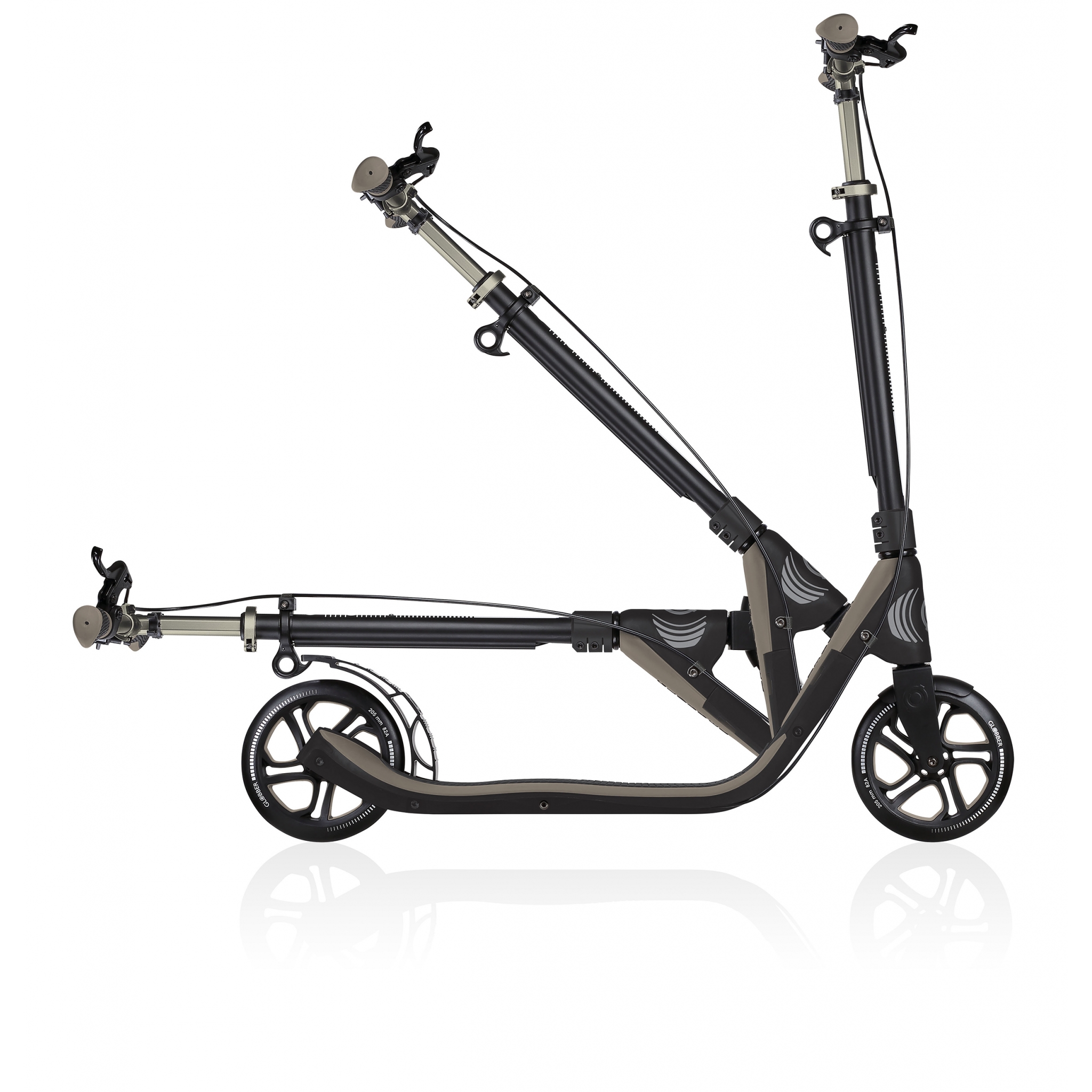 foldable scooter for adults with handbrake - Globber ONE NL 205 DELUXE 3
