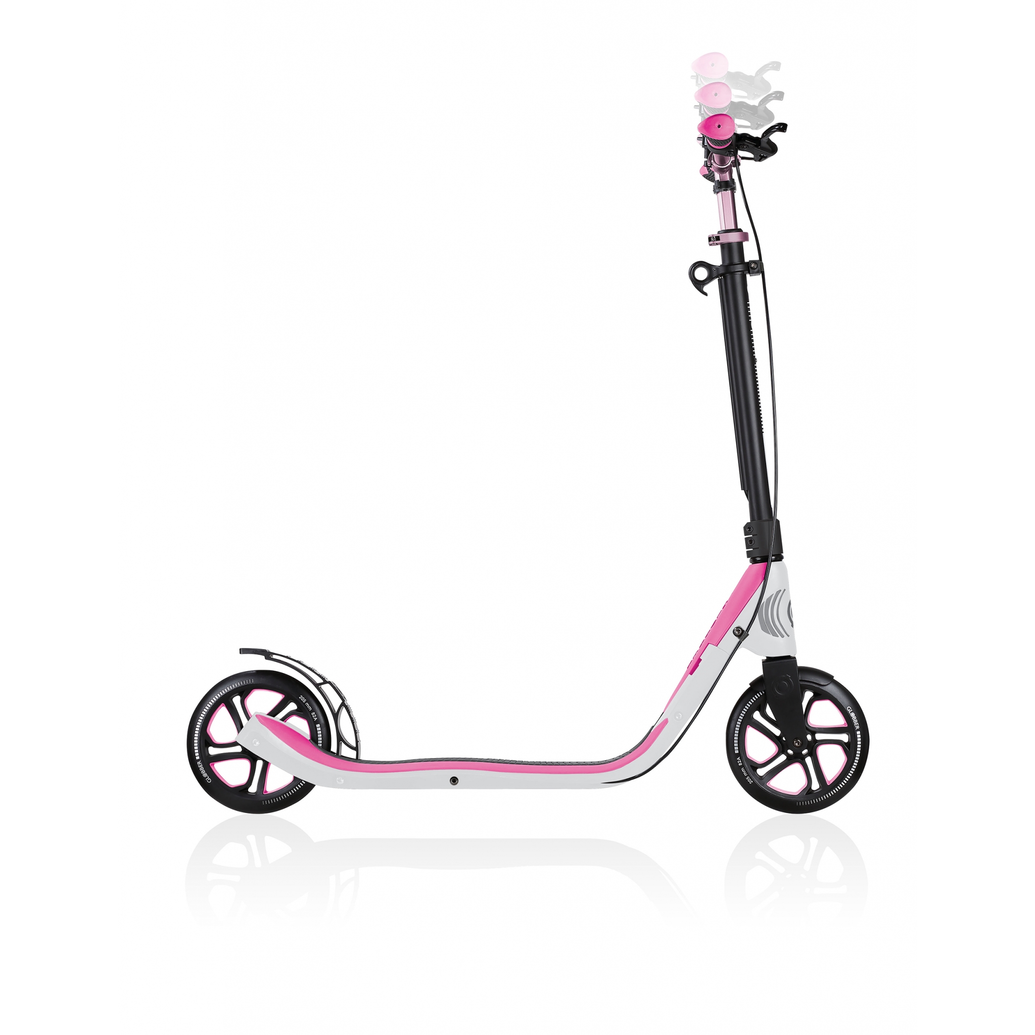 foldable scooter for adults with handbrake - Globber ONE NL 205 DELUXE 4