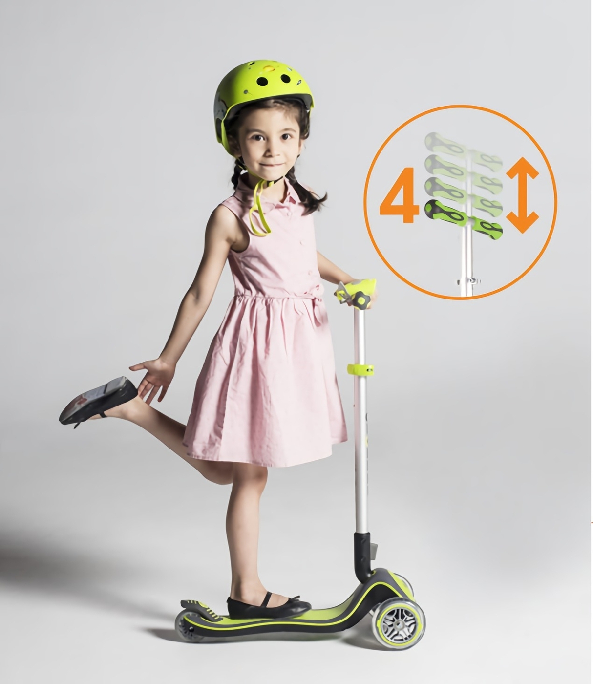 adjustable scooters with light-up wheels