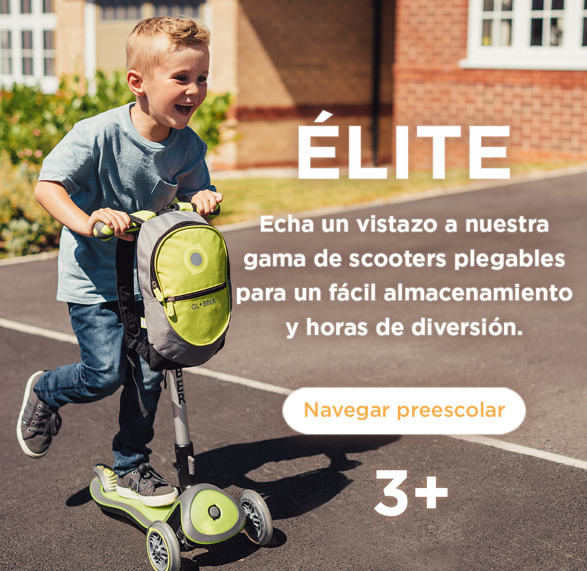 Echa un vistazo a nuestra gama de scooters plegables para un fácil almacenamiento y horas de diversión.