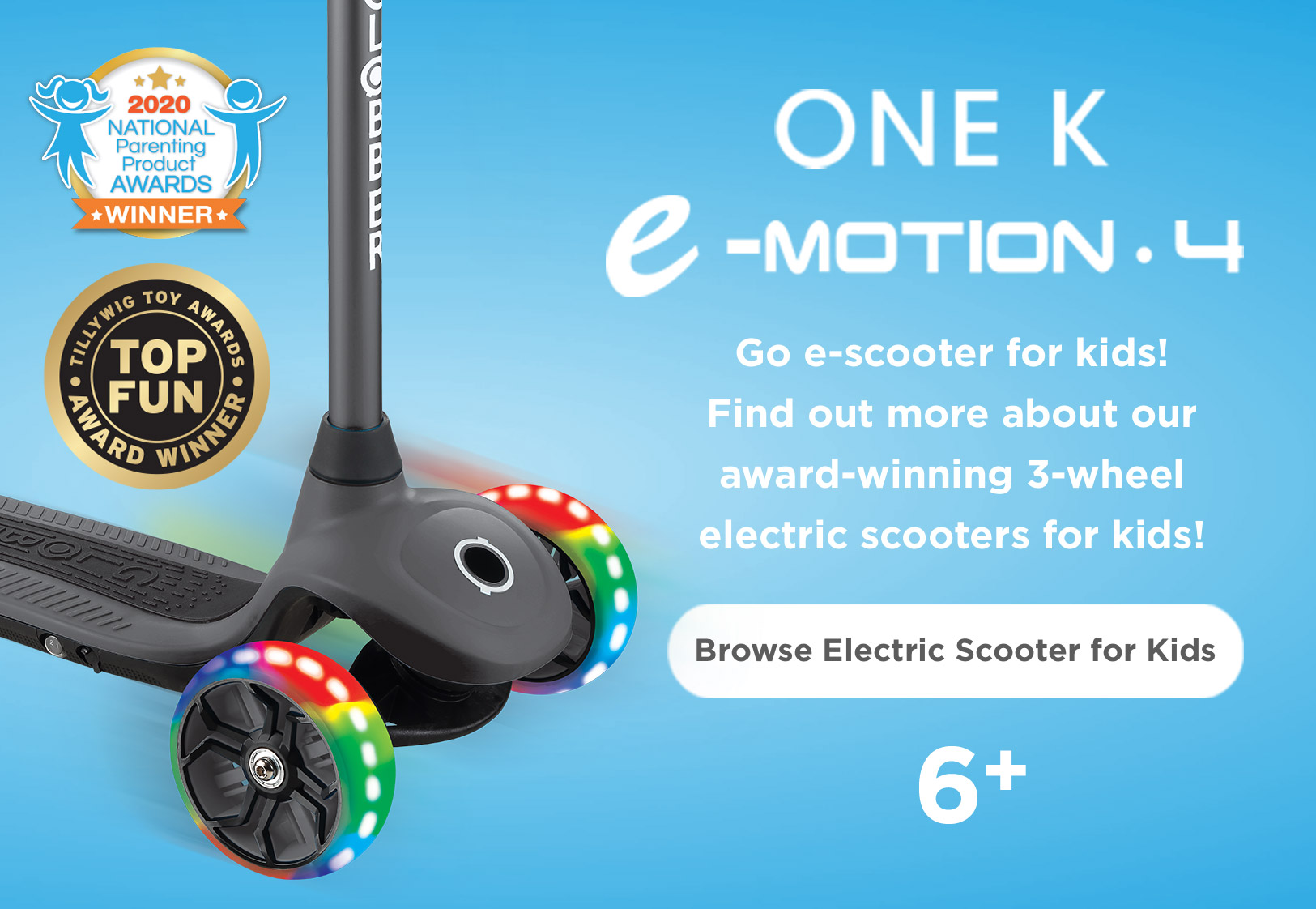 Globber-ONE-K-E-MOTION-4-award-winning-3-wheel-electric-scooter-for-kids