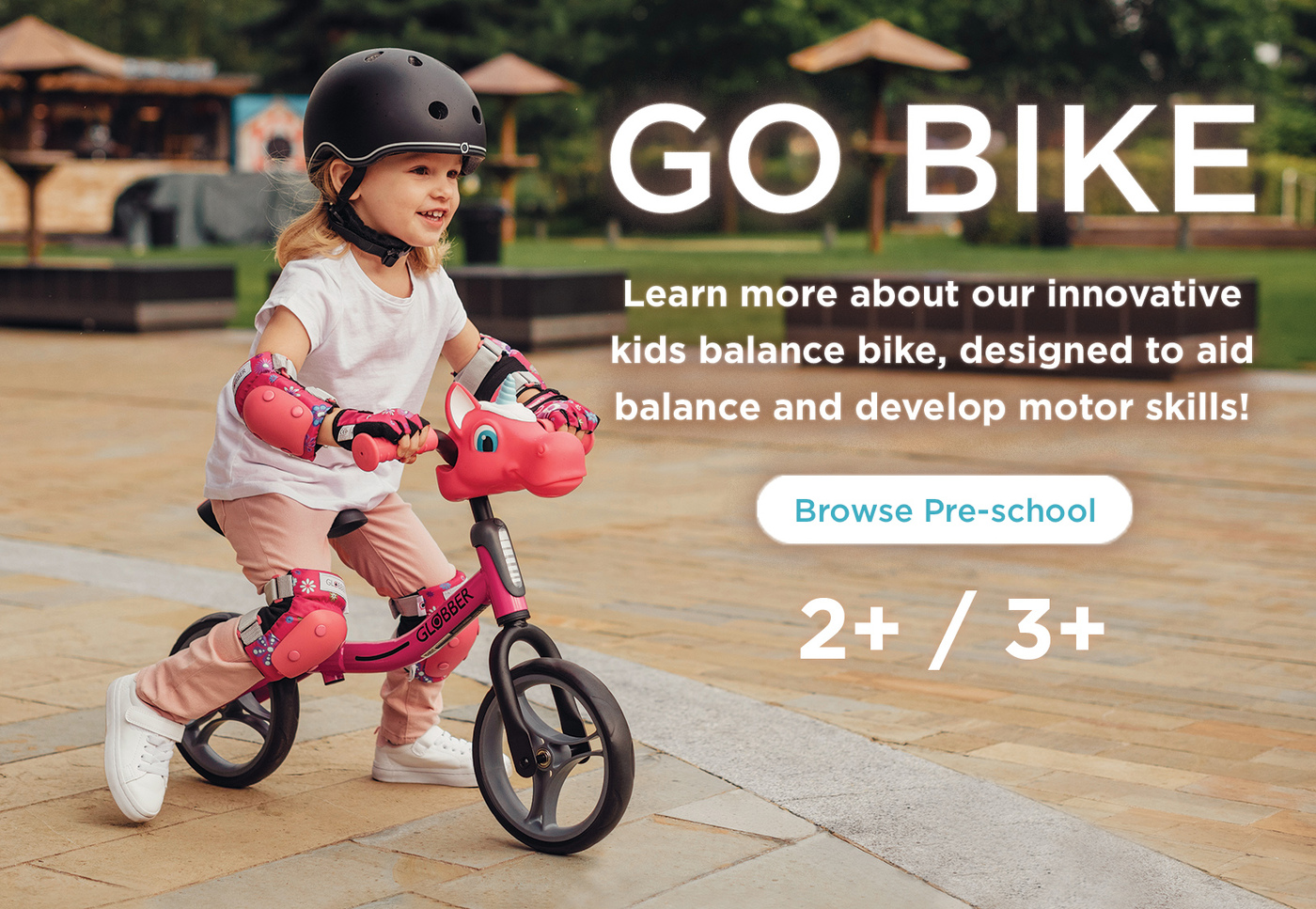 Learn more about our innovative kids balance bike, designed to aid balance and develop motor skills!