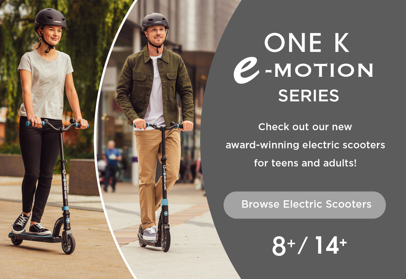 Check out our new award-winning electric scooters for teens and adults!