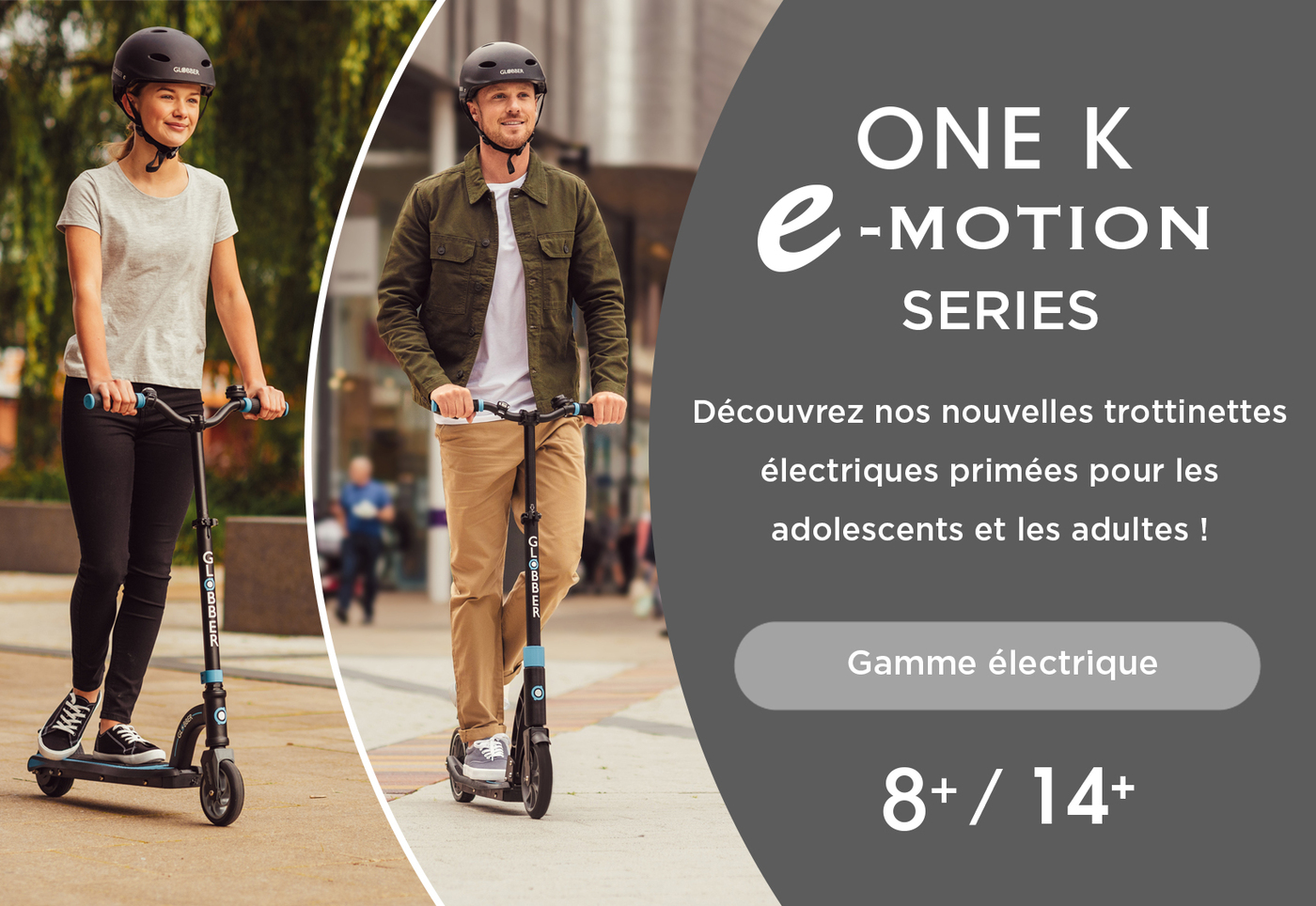 Où notre trottinette éléctrique ONE K E-MOTION va t-elle vous emmener ? C'est une trottinette électrique rapide & pliable, alternative ultime pour une meilleure mobilité urbaine.