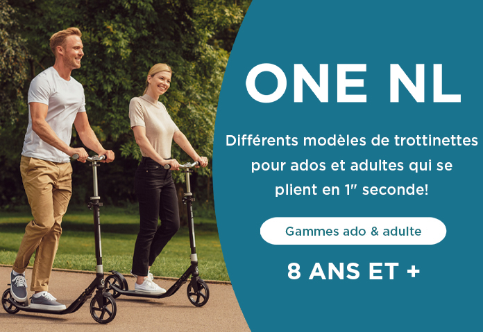 Différents modèles de trottinettes pour ados et adultes qui se plient en 1" seconde!