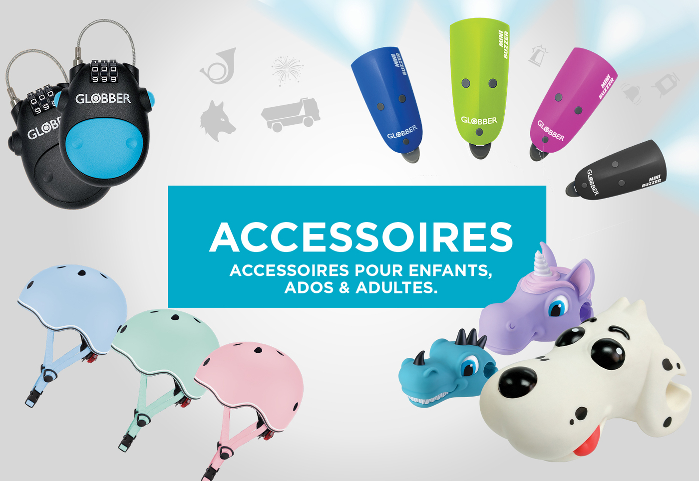 Accessoires pour enfants, ados & adultes.