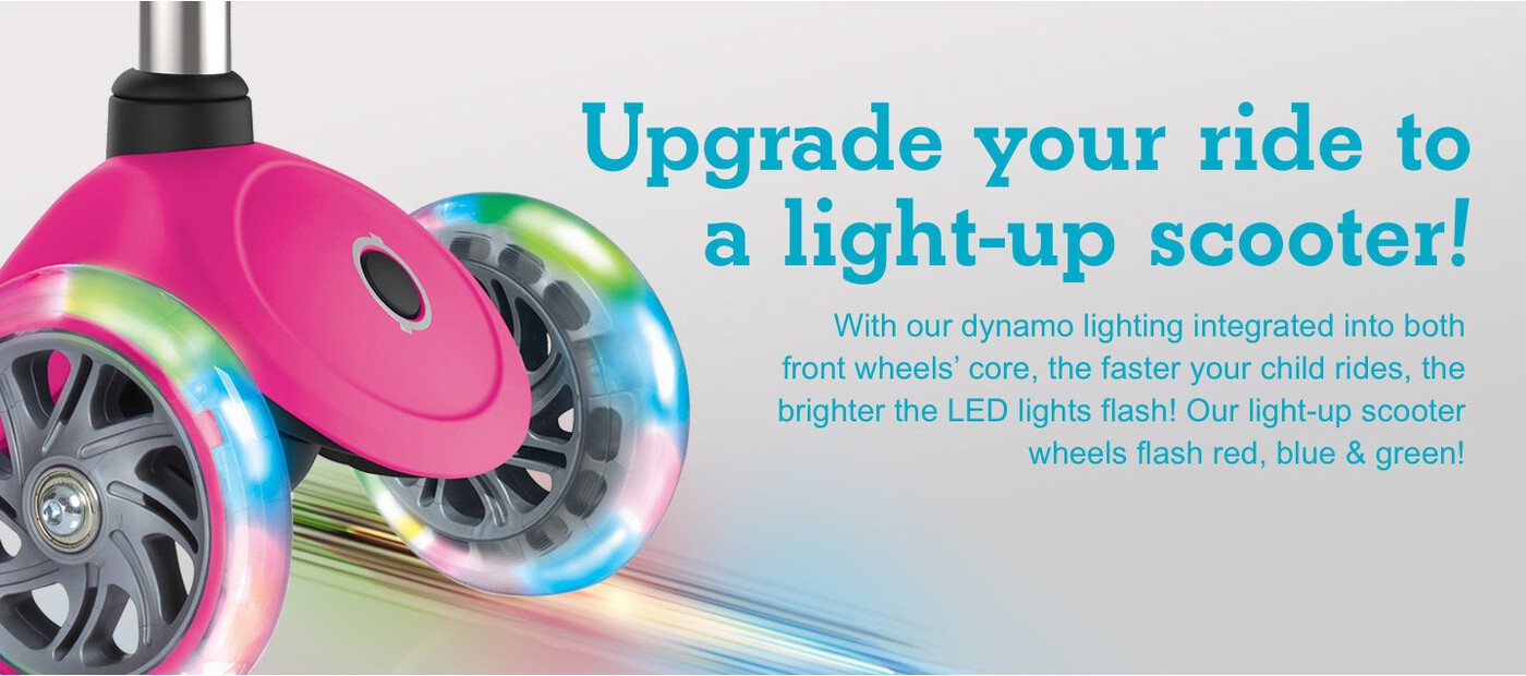 Upgrade your ride to a light-up scooter!