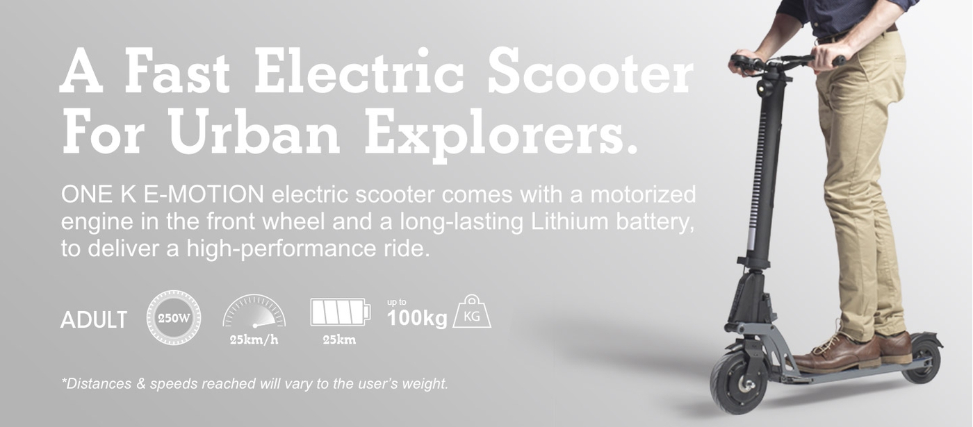 A fast electric scooter for urban explorers.