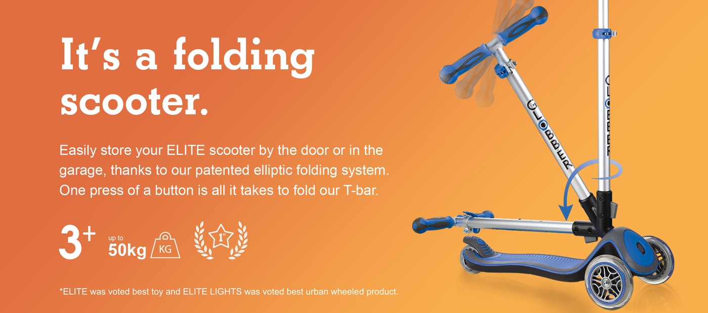 It’s a folding scooter.