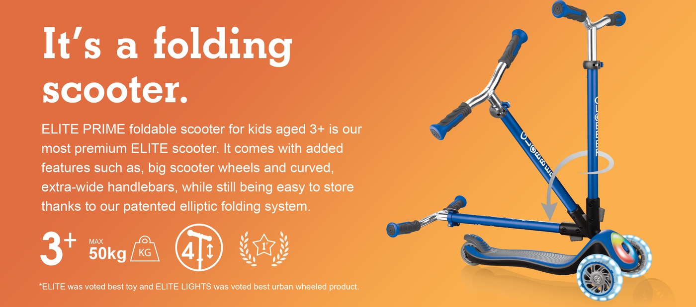 It’s a folding scooter.