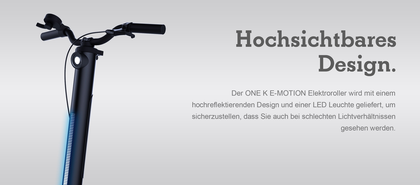 Hochsichtbares Design.