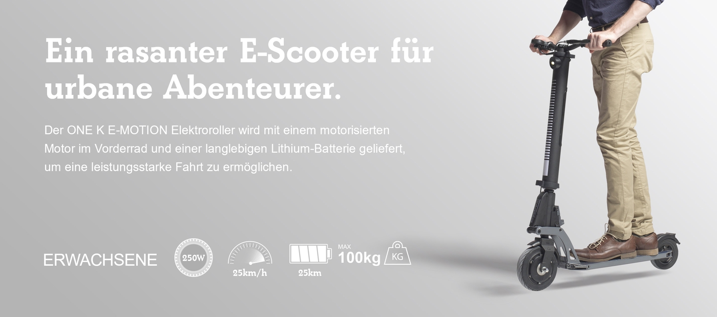 Ein rasanter E-Scooter für urbane Abenteurer.