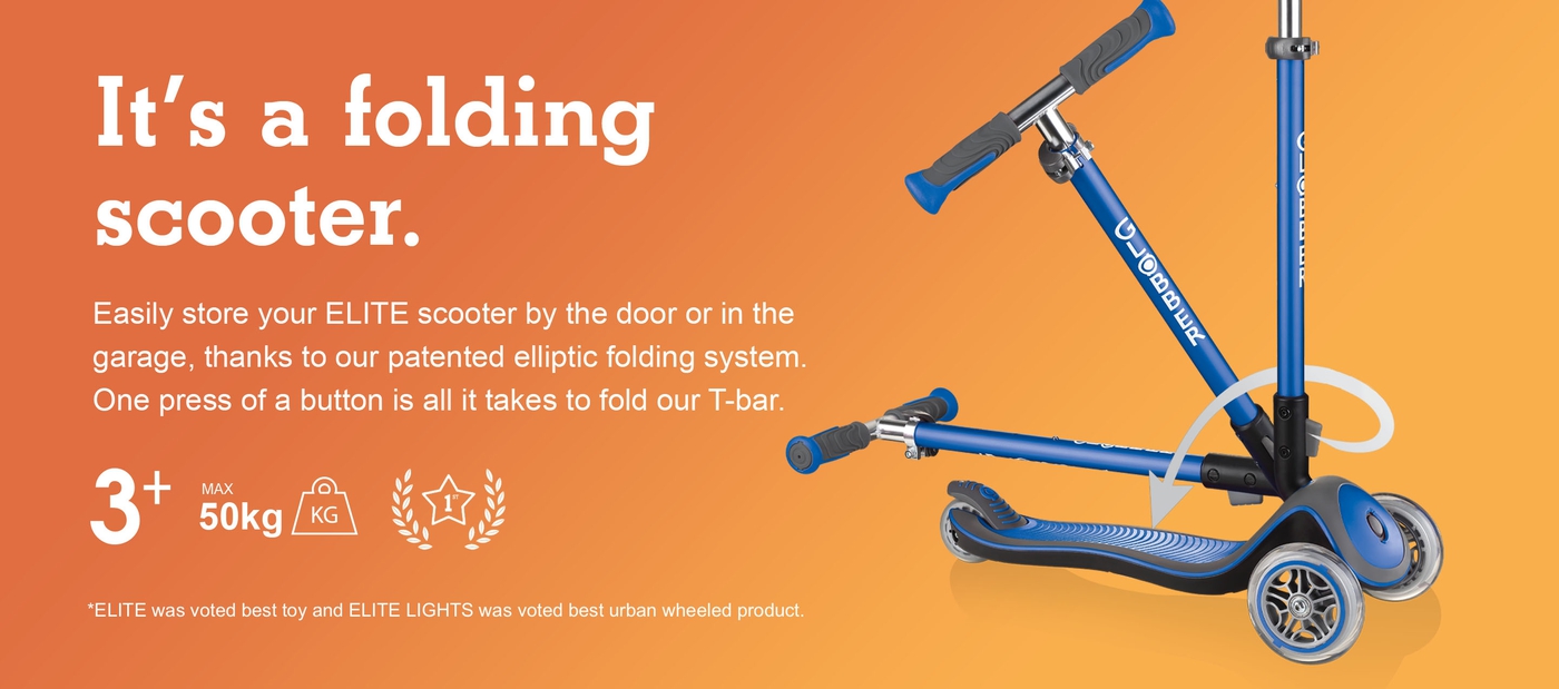 It’s a folding scooter.