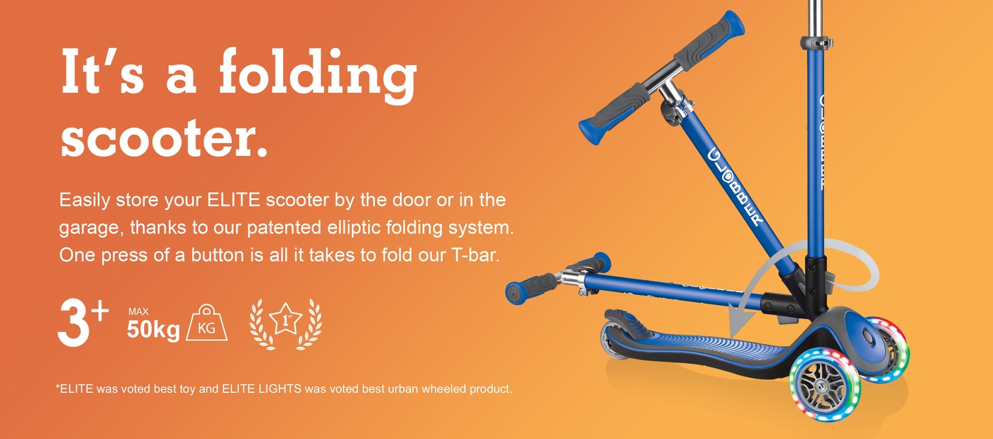 It’s a folding scooter.