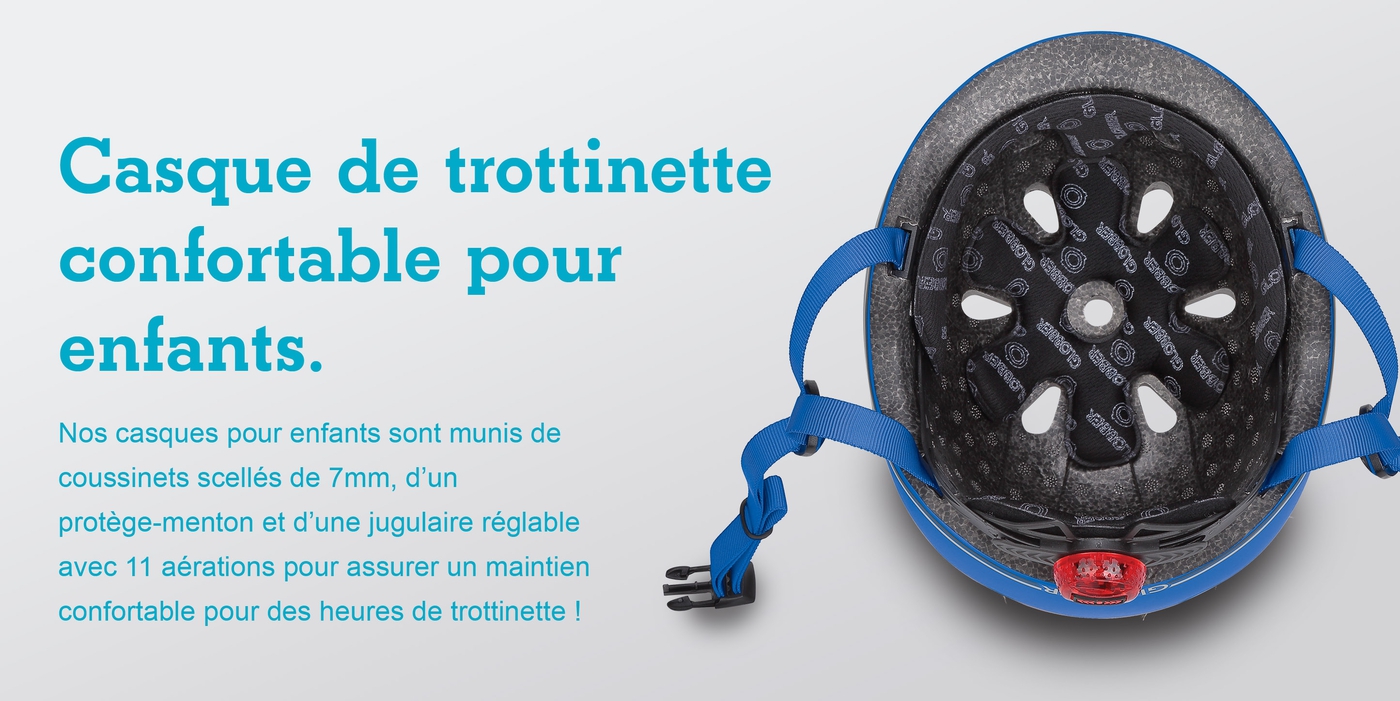 Casque de trottinette confortable pour enfants 