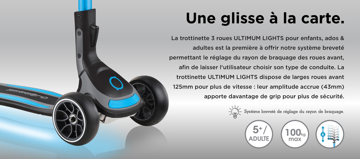Une glisse à la carte.