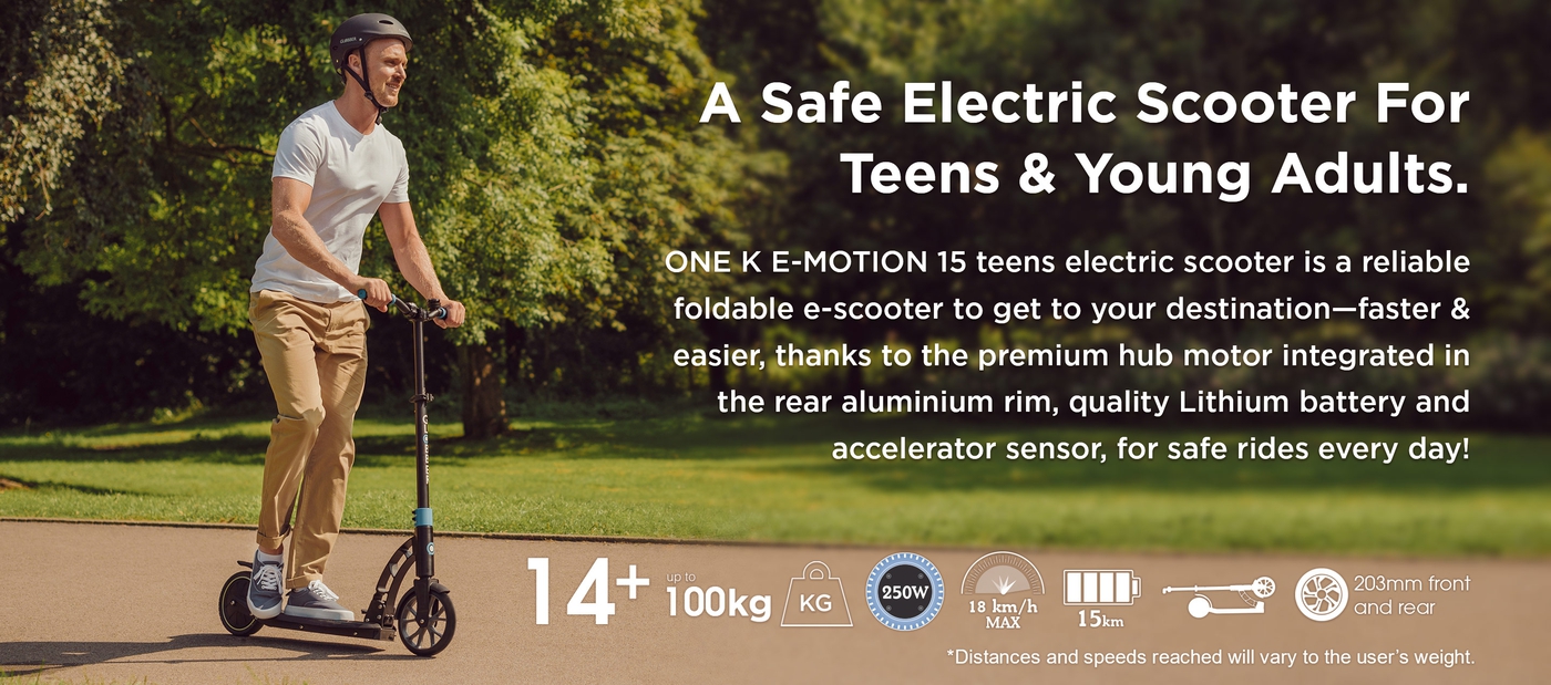 A Safe Electric Scooter For Teens & Young Adults. 