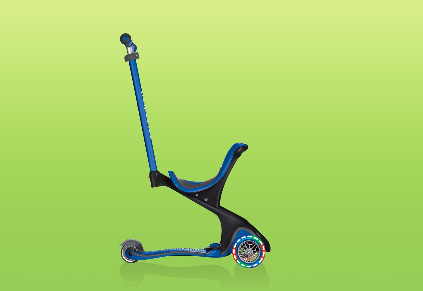 Patinete Globber EVO 4 en 1 azul - Zigzag Kids