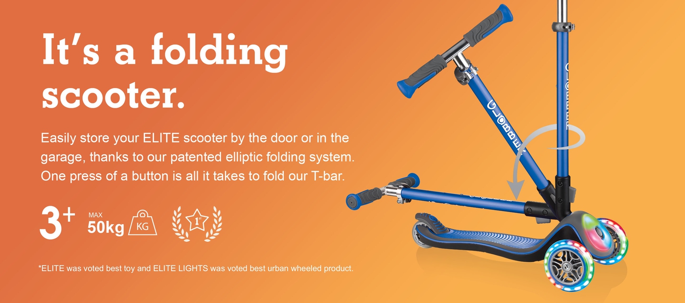 It’s a folding scooter.